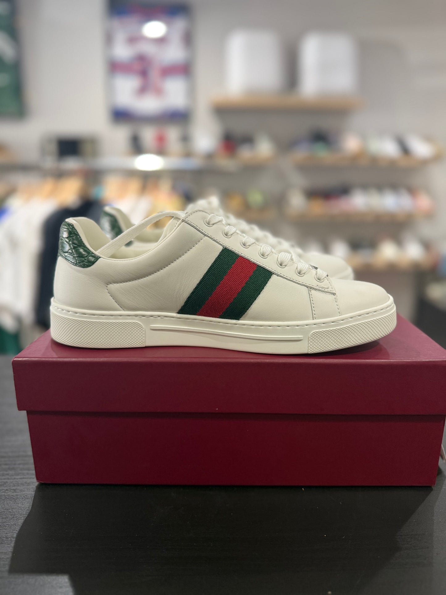Gucci Ace Sneaker White/Green
