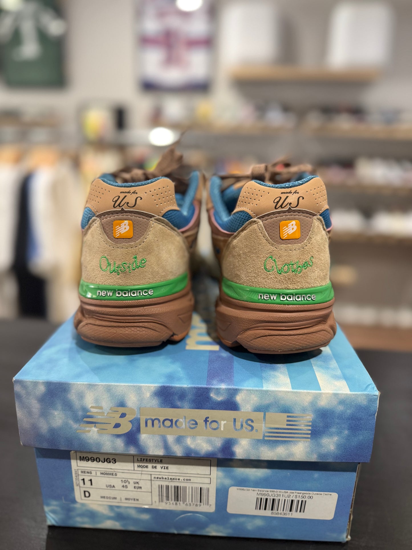 Joe Freshgoods x New Balance 990v3 Made In USA Outside Clothes