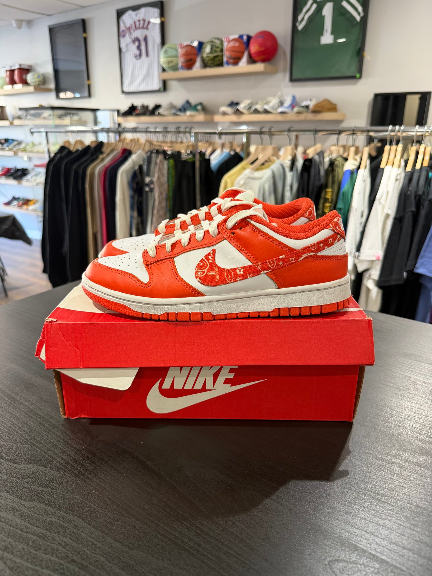 Dunk Low Orange Paisley