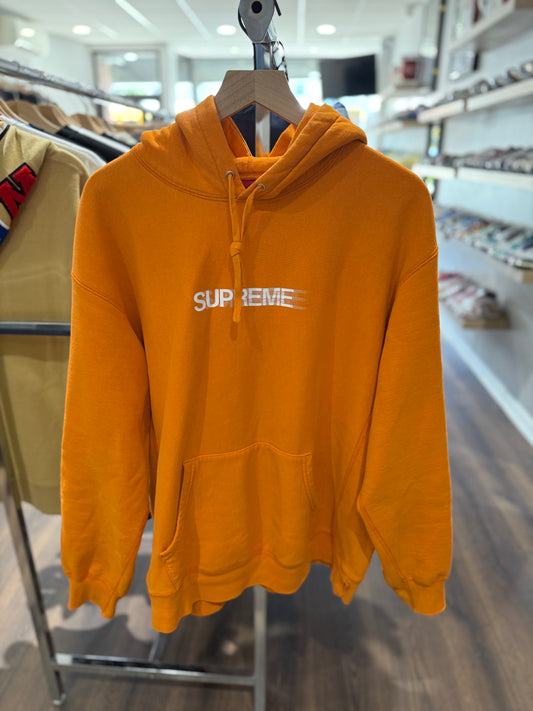 Supreme Motion Logo Hooded Sweatshirt Orange