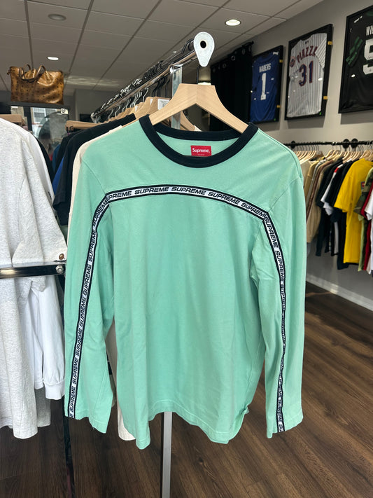 Supreme Mint Piping L/S Tee