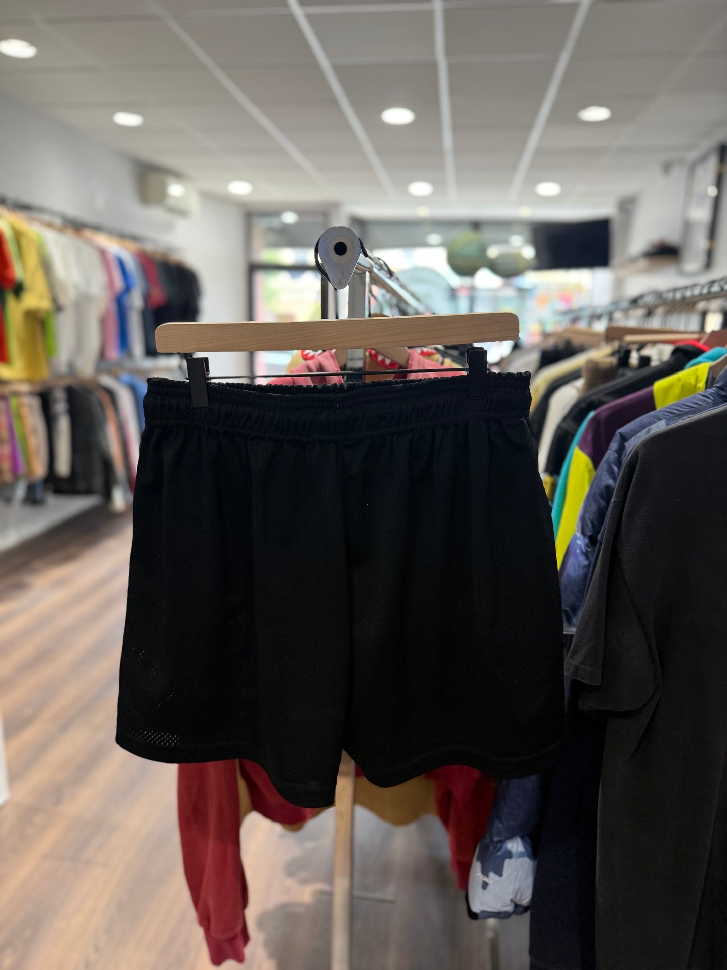 EE Black White Shorts