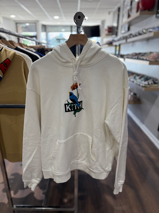 Kith Williams II Floral Bird Embroidered Hoodie Off White