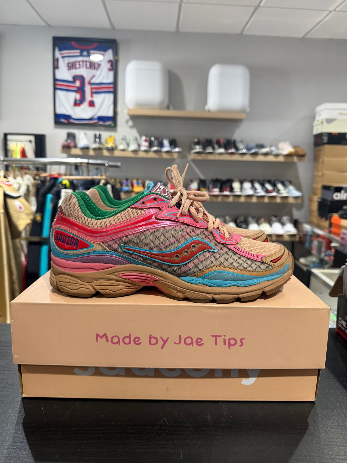 Jae Tips x Saucony ProGrid Omni 9 To Do List - Tan