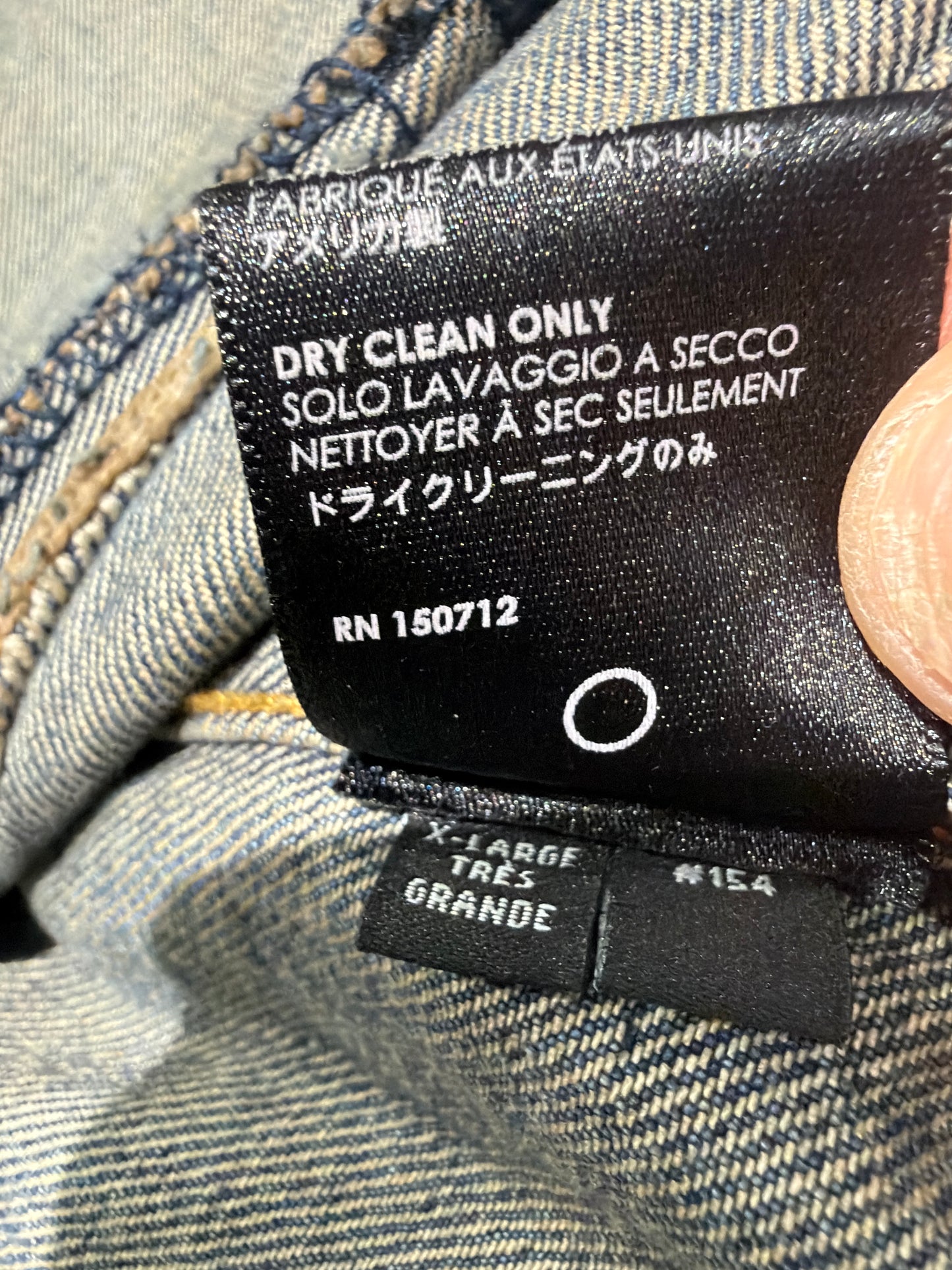 Amiri Ink Dipped Denim Jacket