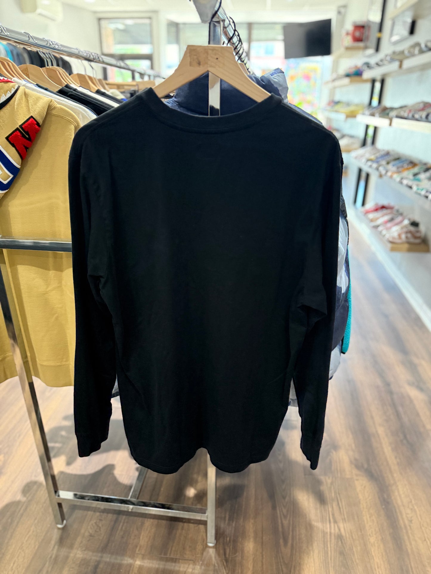 Supreme Flags Embroidered L/S Tee Black
