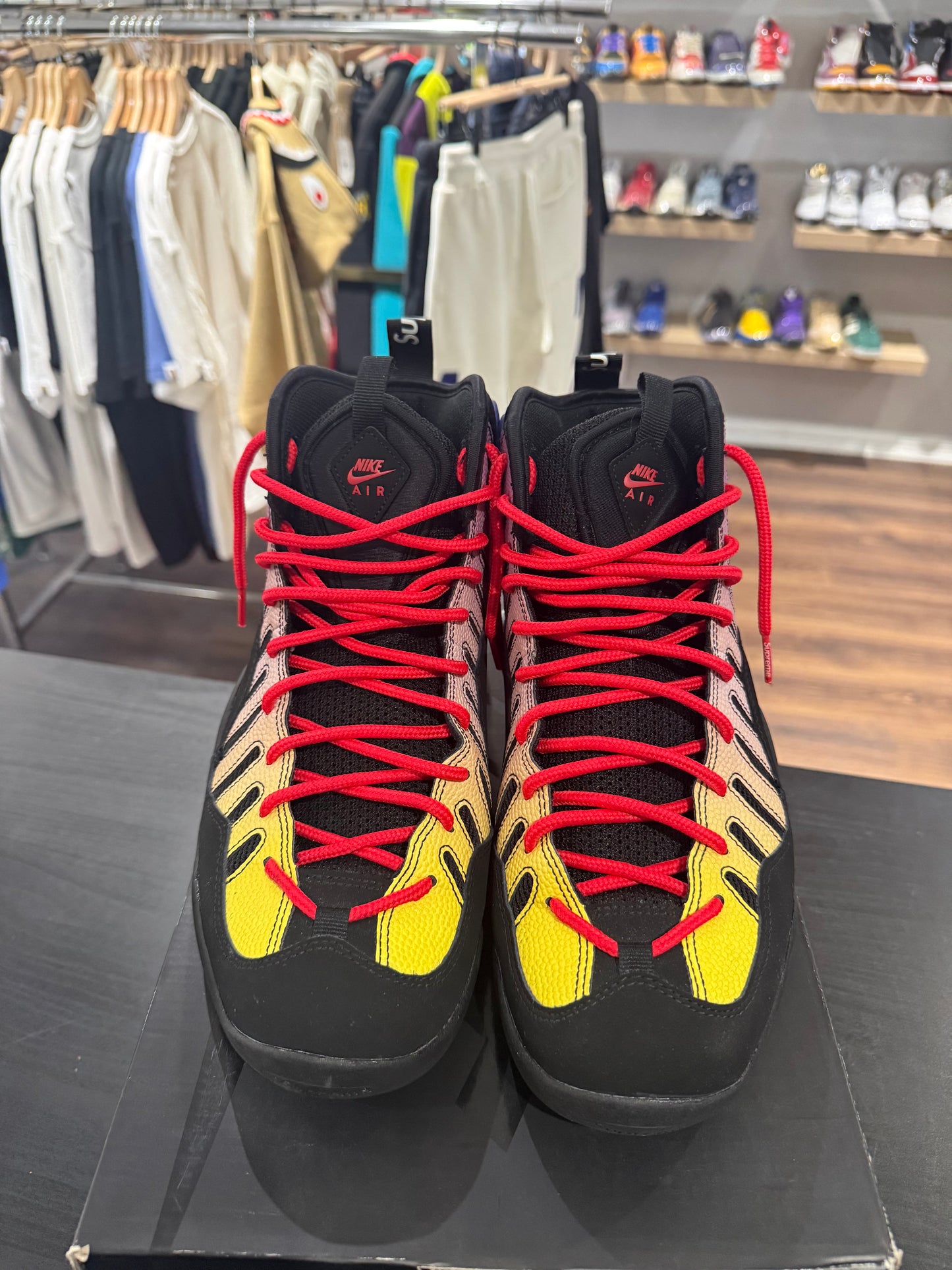 Supreme x  Air Bakin Black Gradient