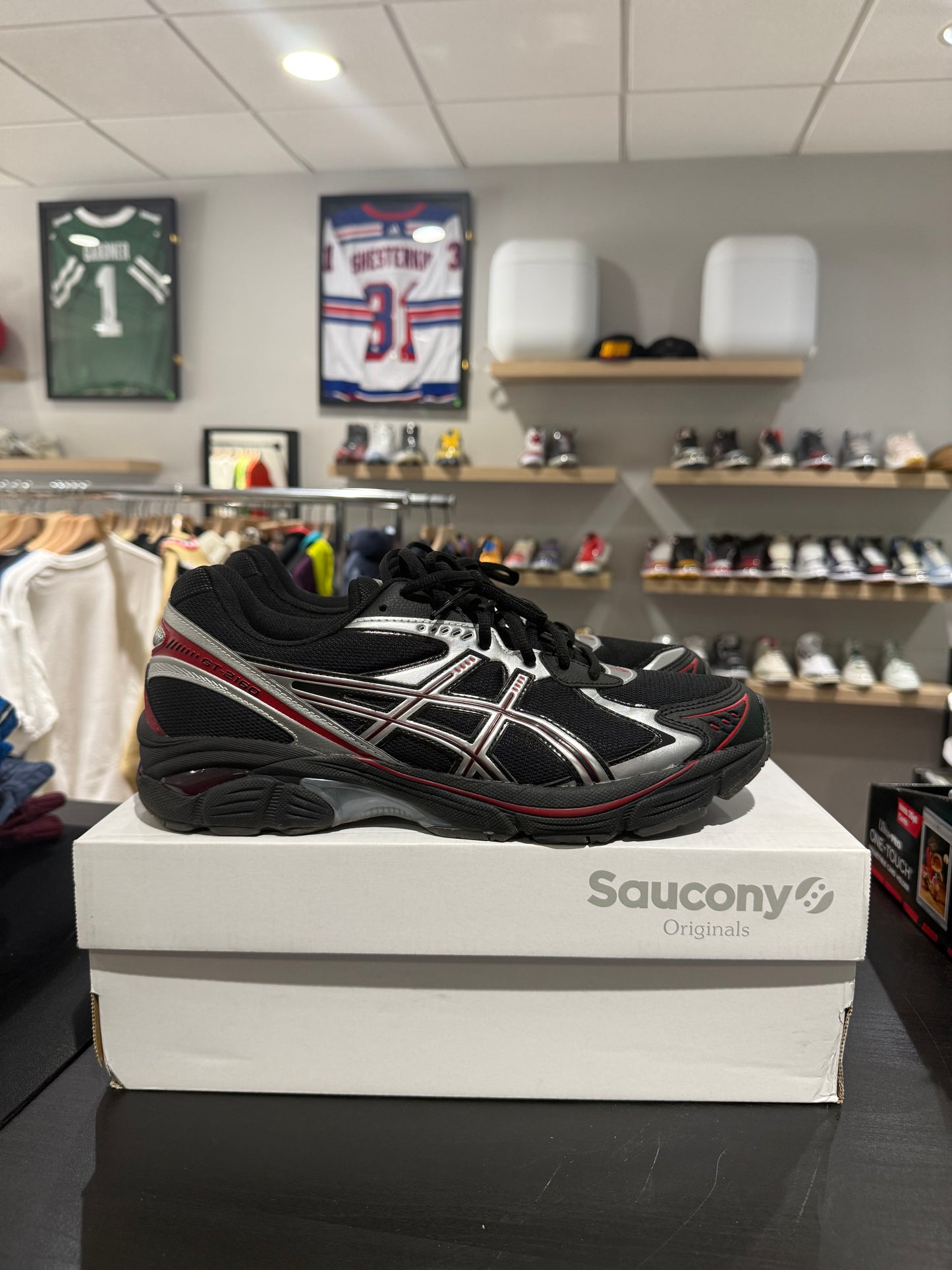 ASICS GT 2160 'BLACK PURE SILVER RED'