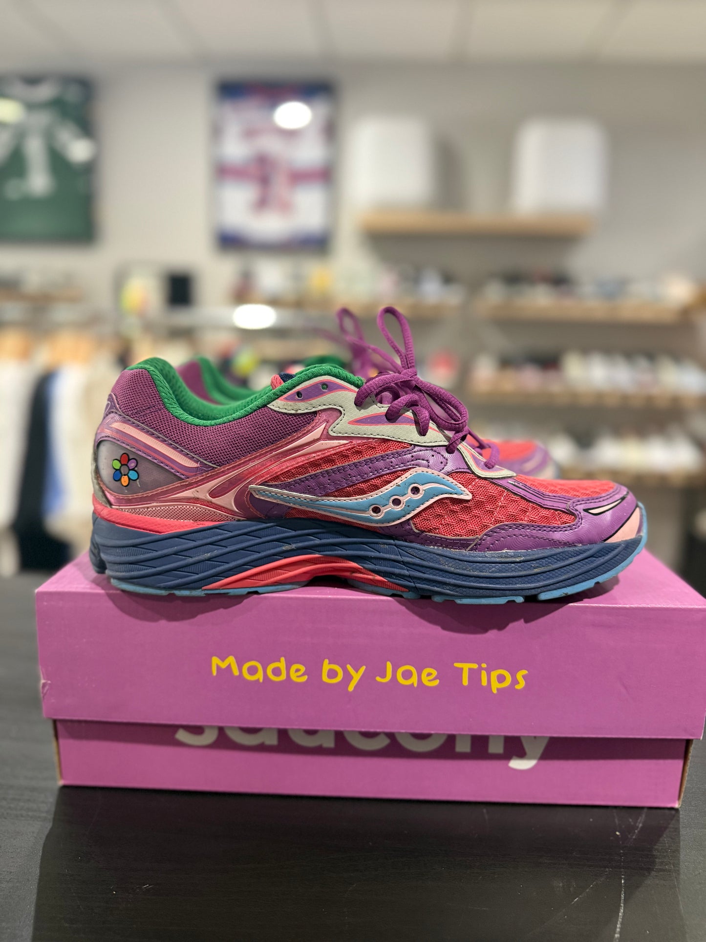 Jae Tips x Saucony ProGrid Omni 9 To Do List Pink