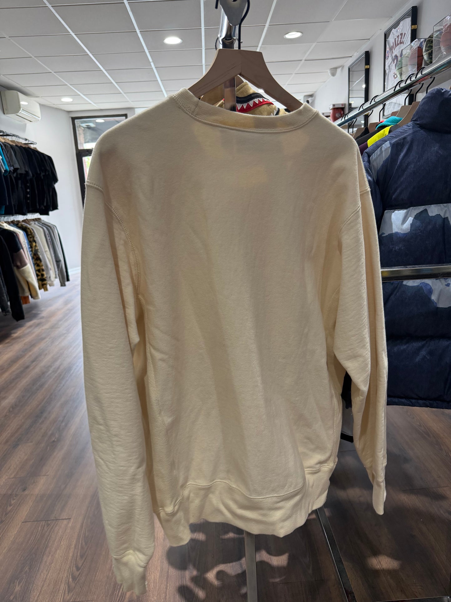 Supreme Box Logo Natural Crewneck