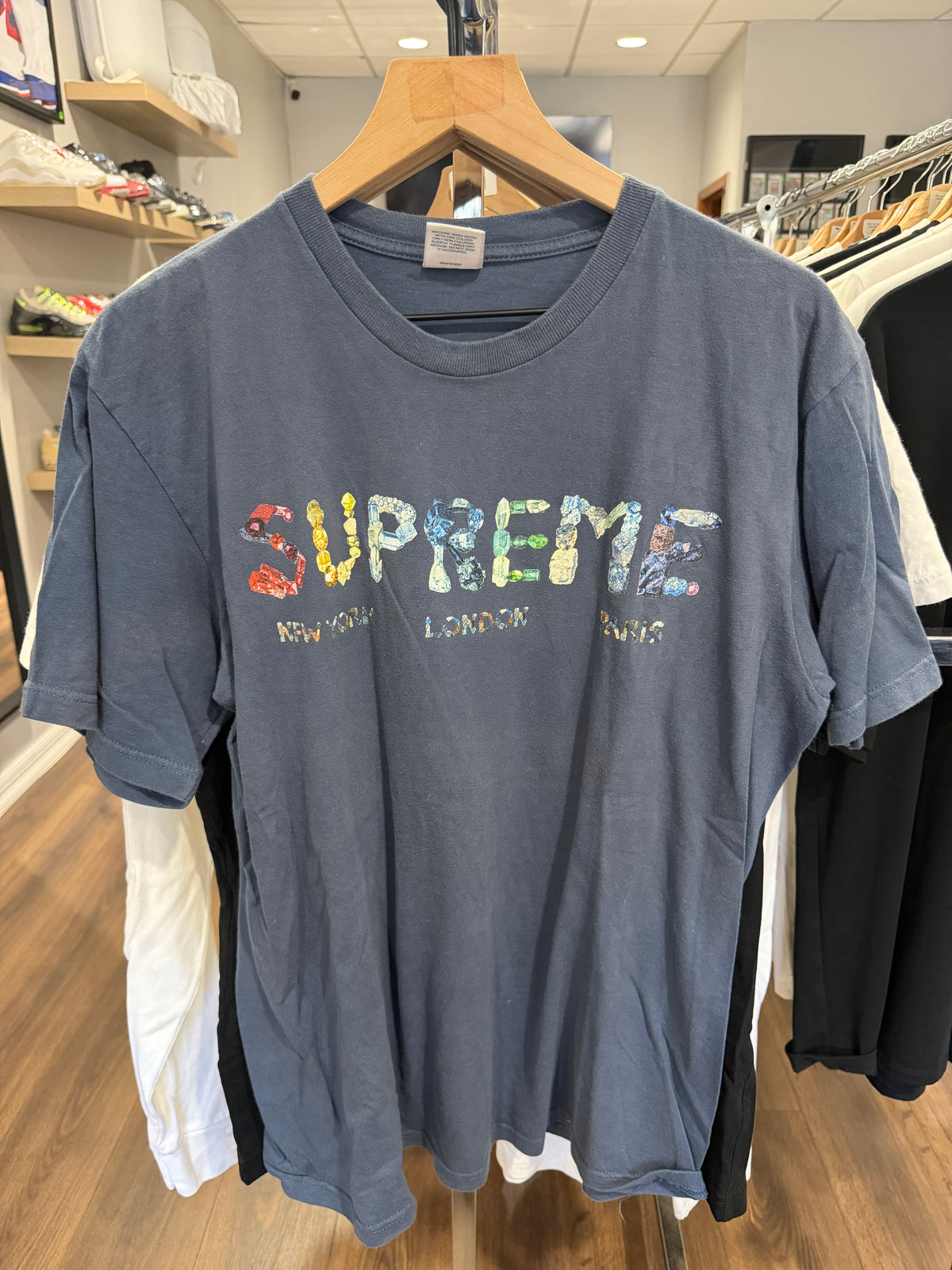 Supreme Rocks Tee Slate Blue