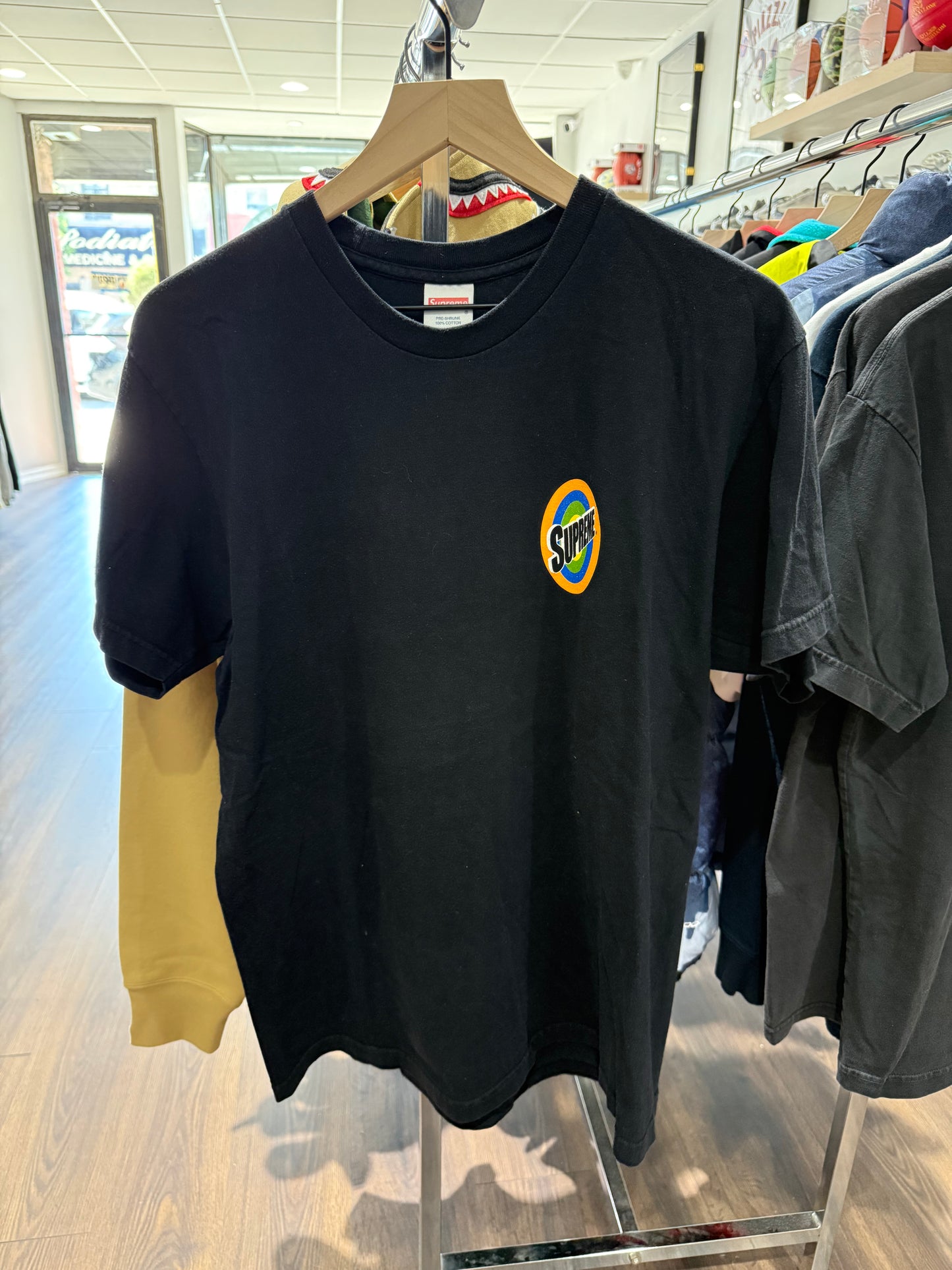 Supreme Spin Top Tee Black