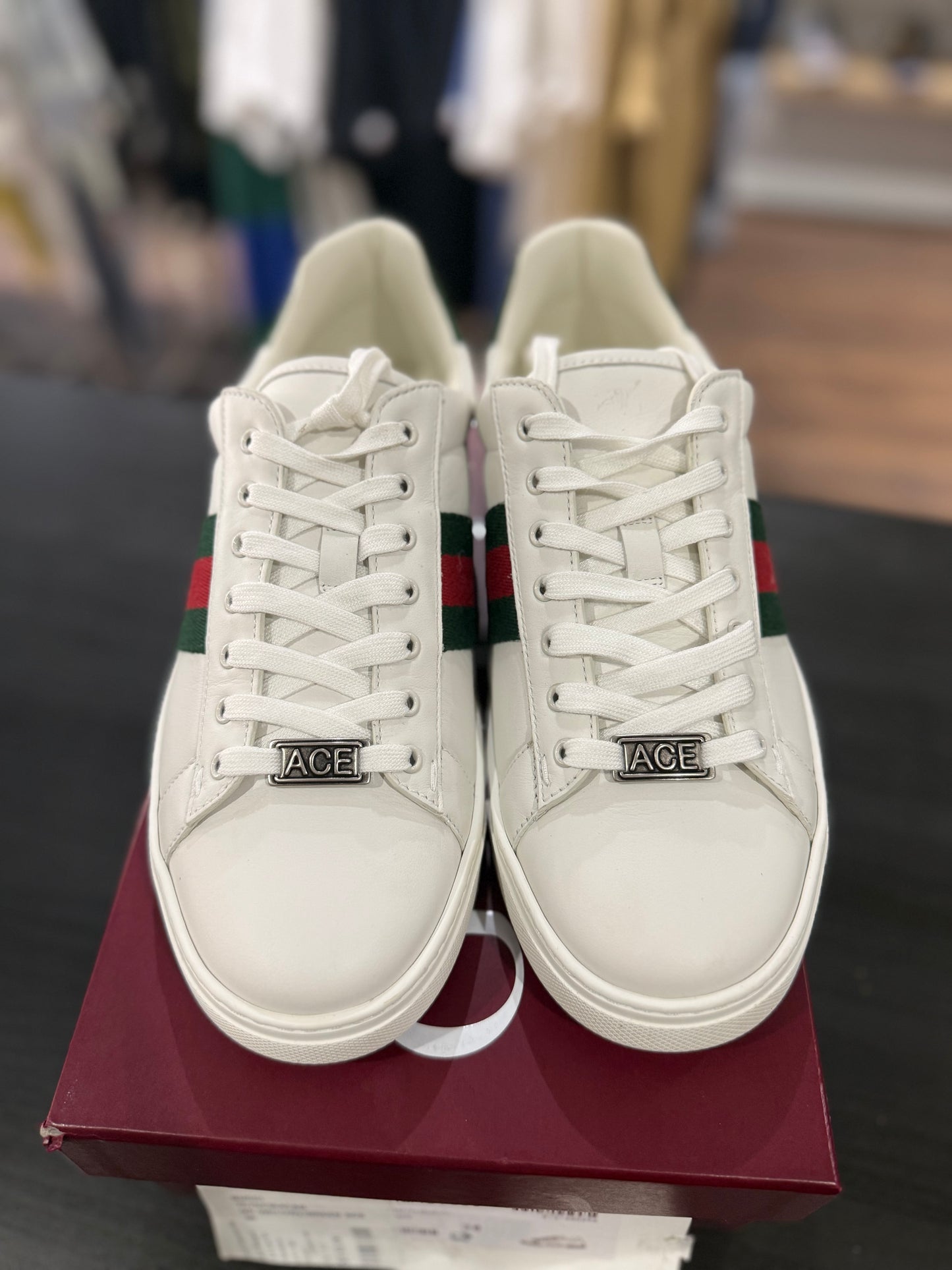 Gucci Ace Sneaker White/Green