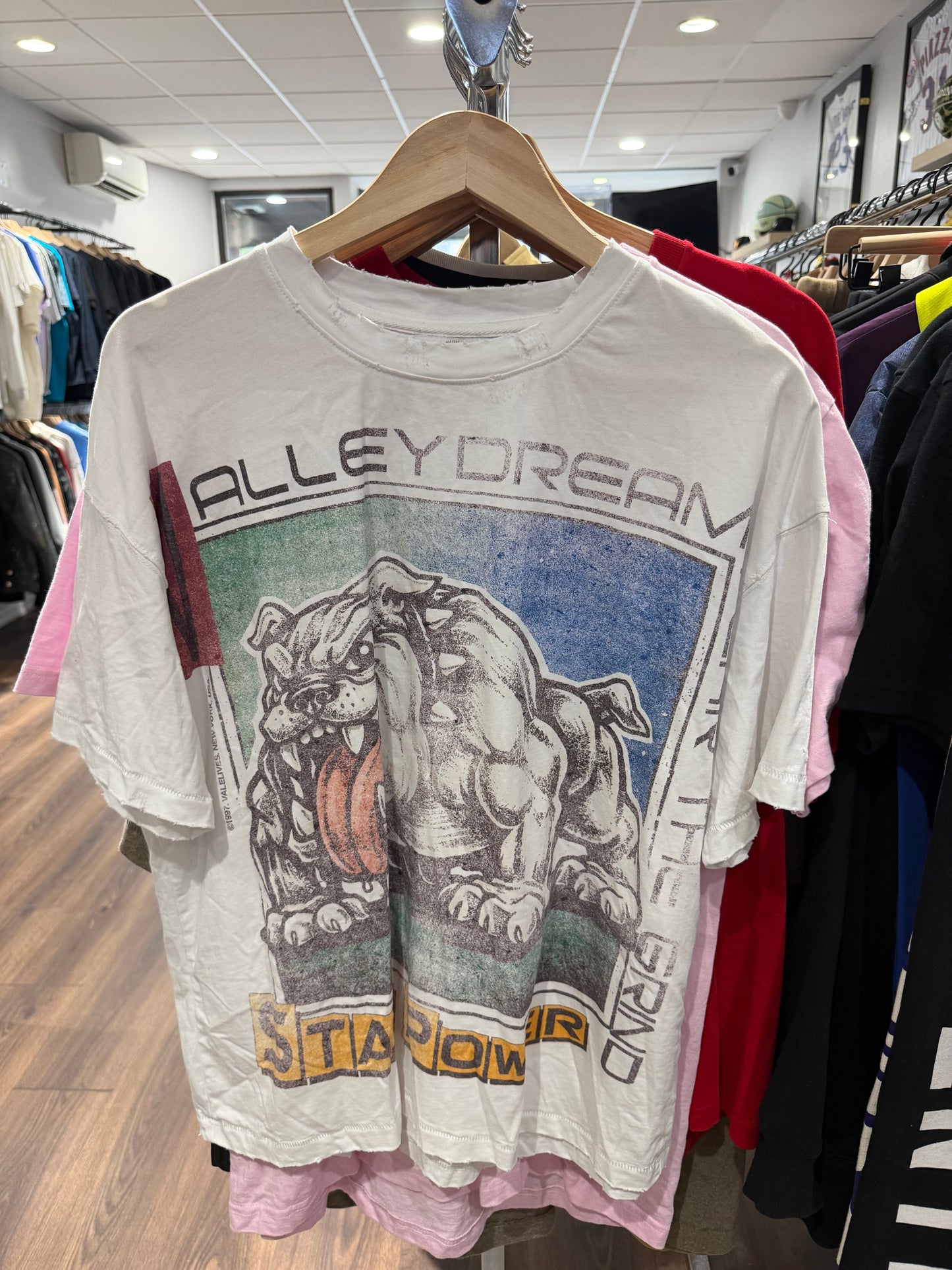 Valley Dreams Bulldog Tee White