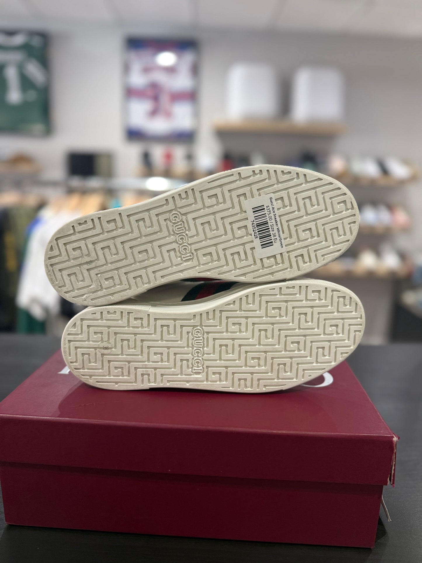Gucci Ace Sneaker White/Green