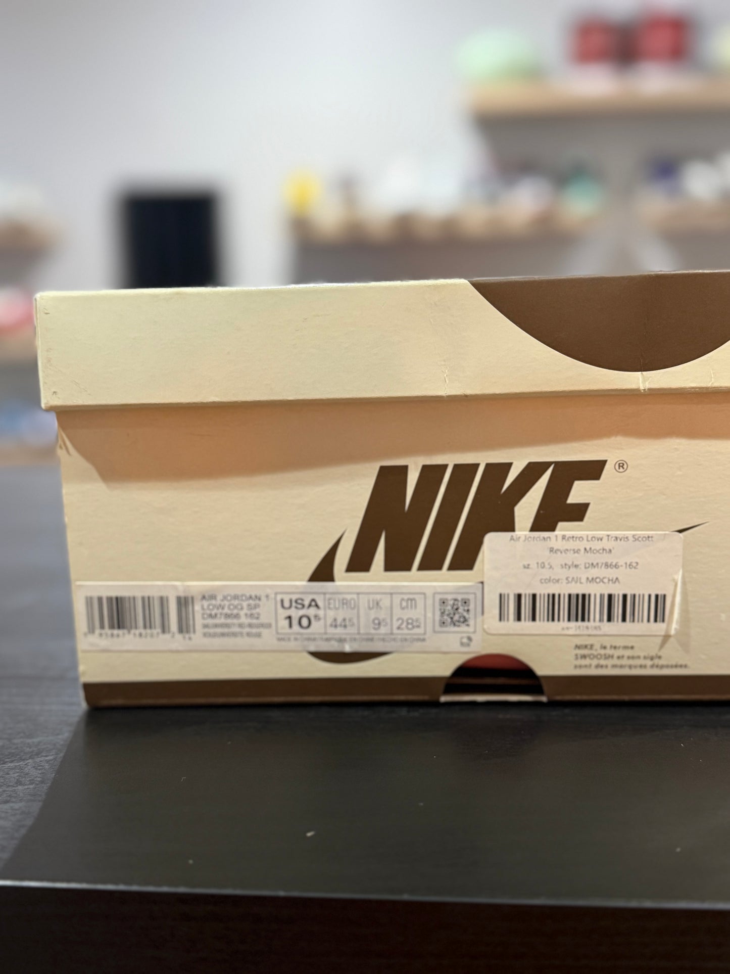 Jordan 1 Travis Scott Reverse Mocha Low