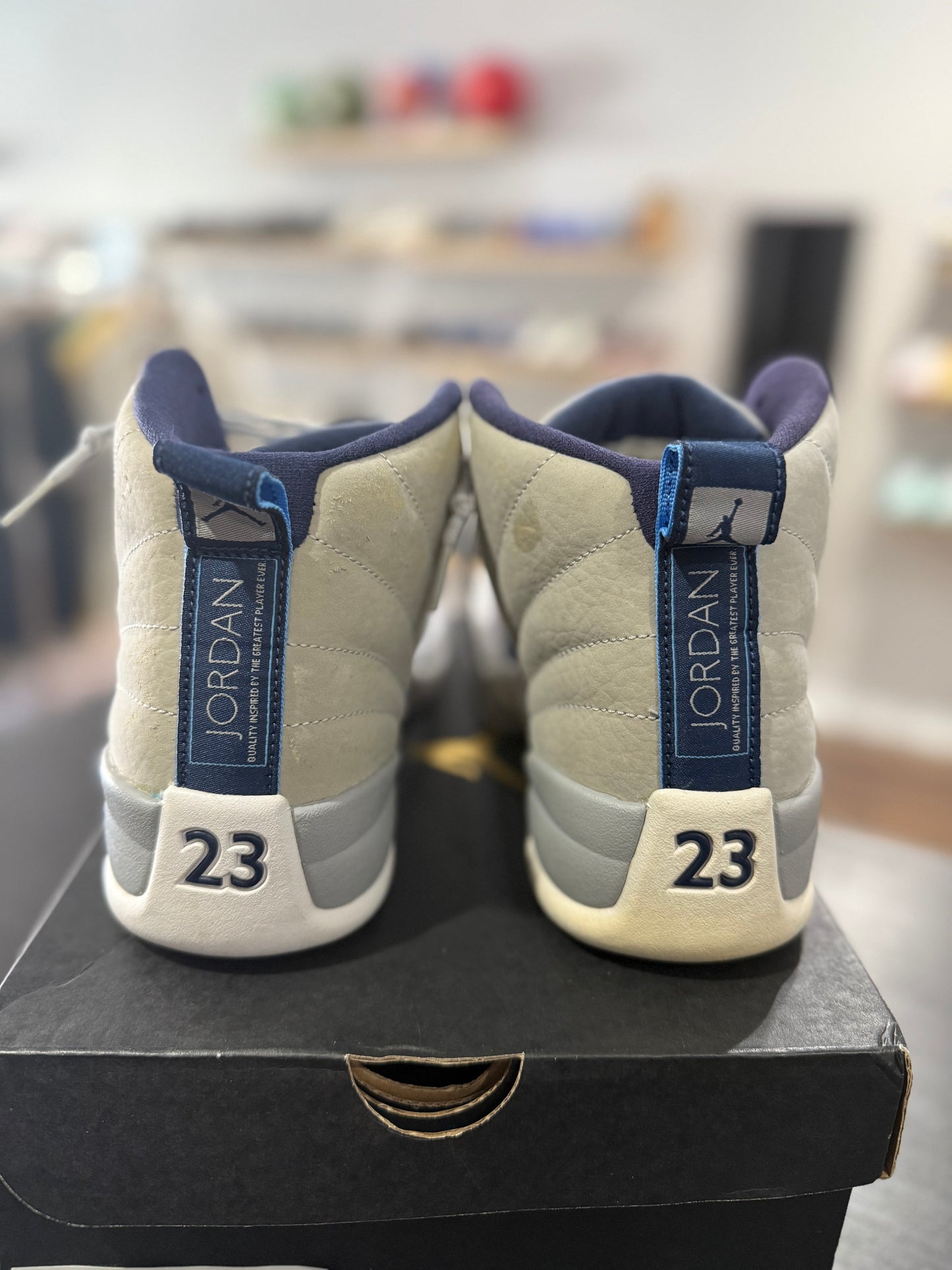 Jordan 12 Grey University Blue (Used)