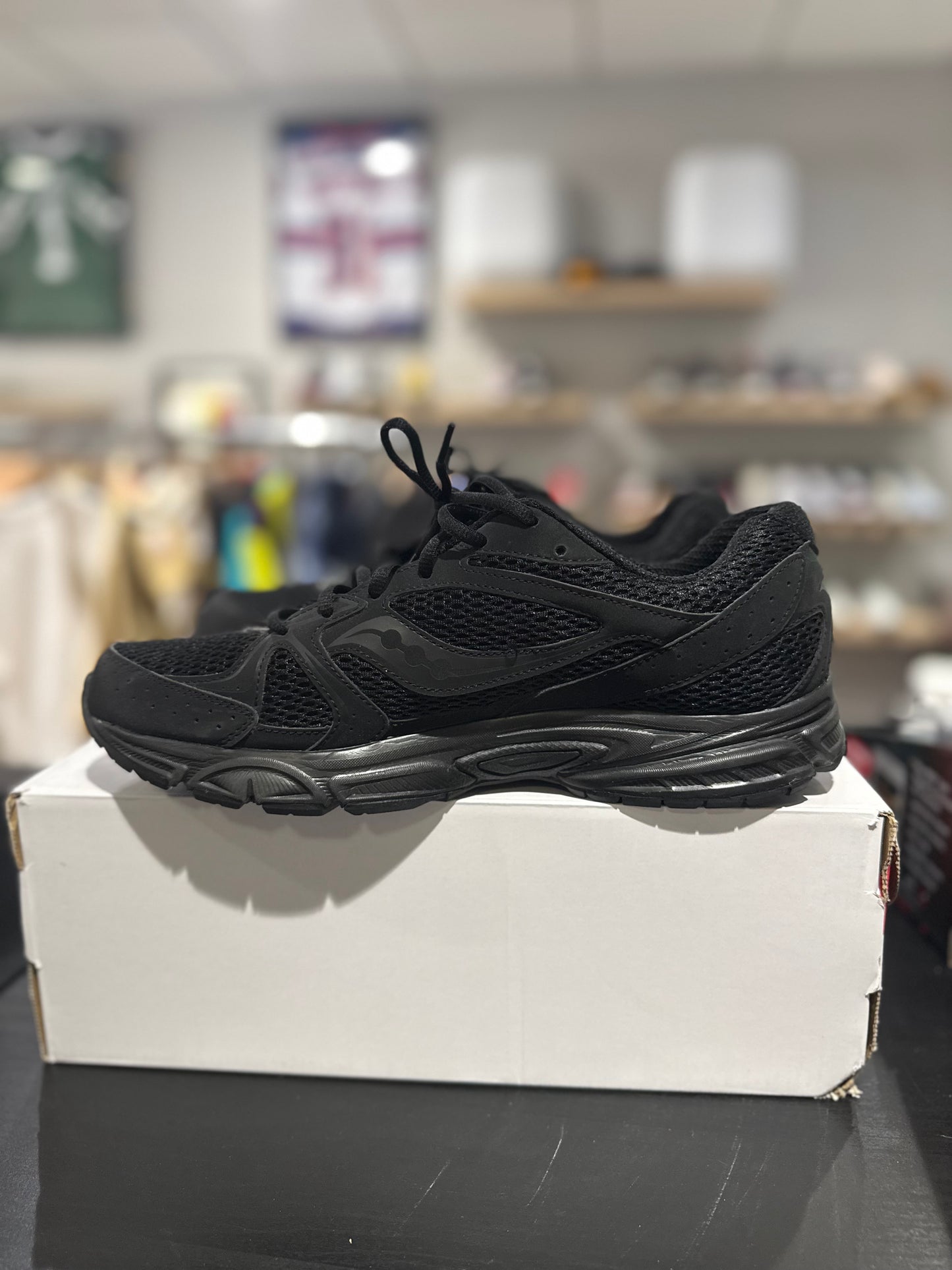 Saucony Ride Millennium Matte Triple Black