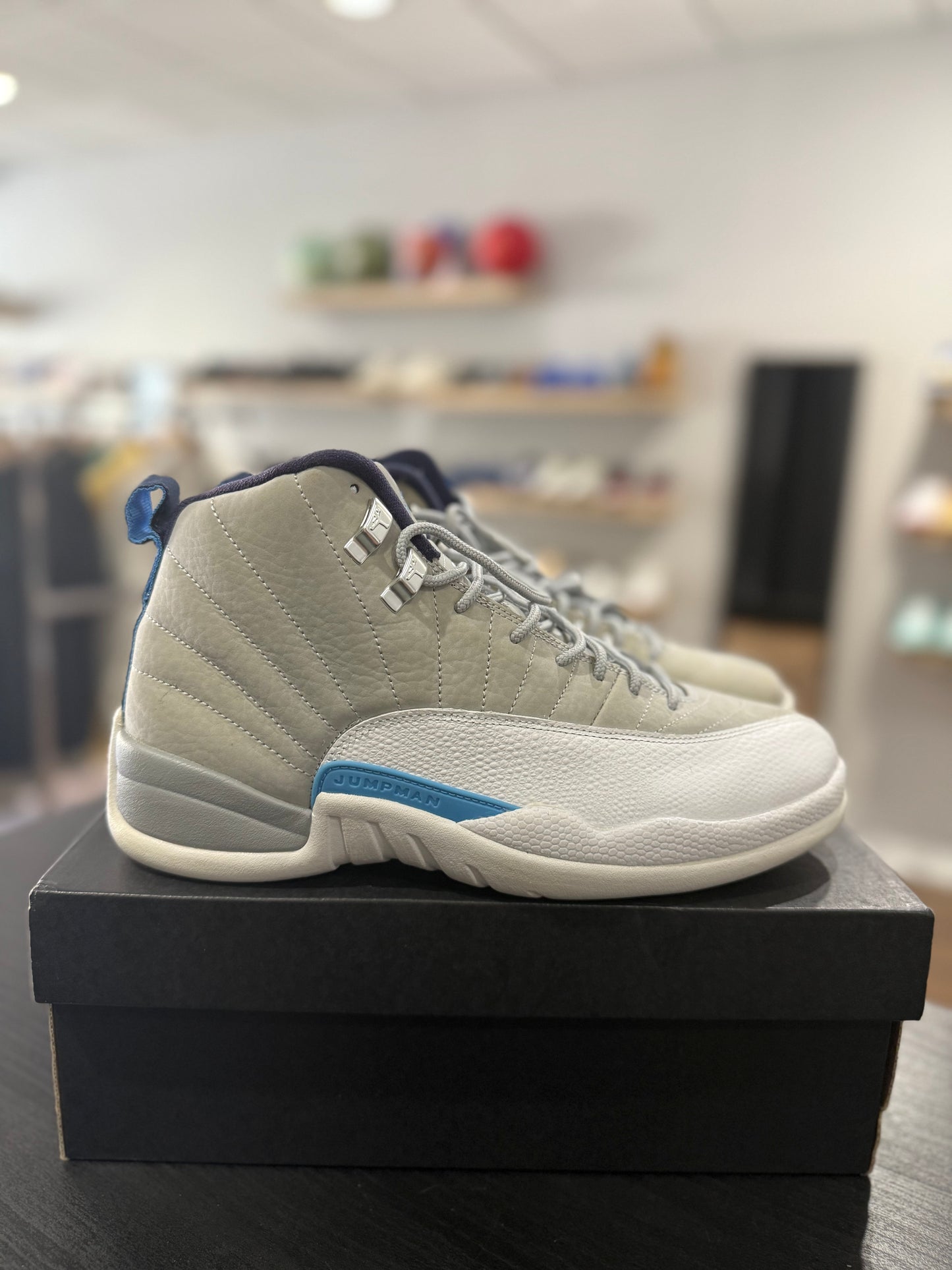 Jordan 12 Grey University Blue (Used)