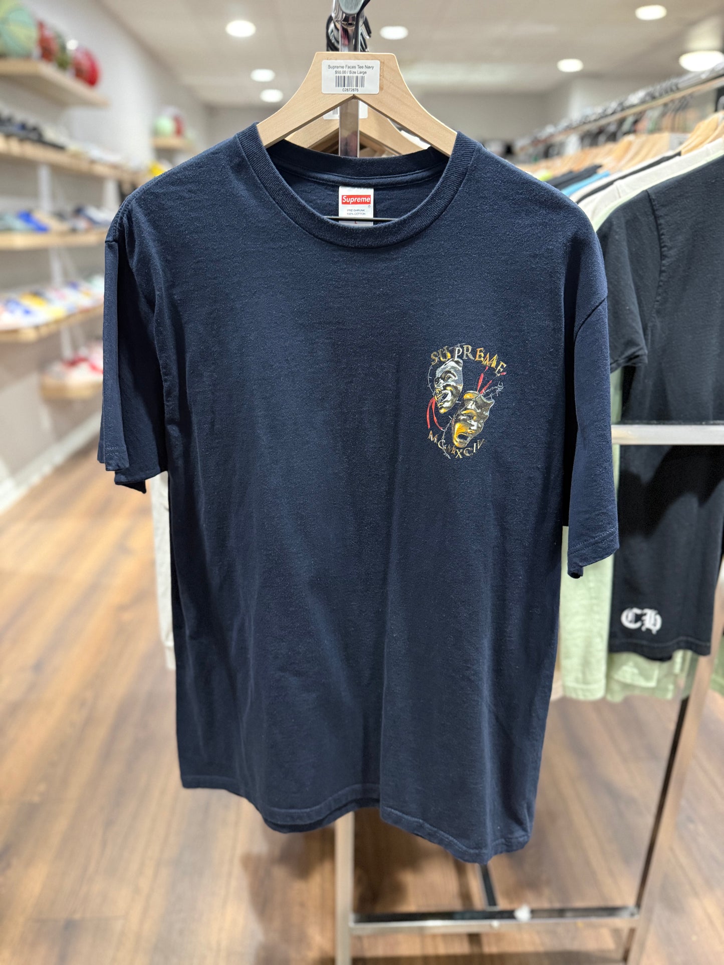 Supreme Faces Tee Navy