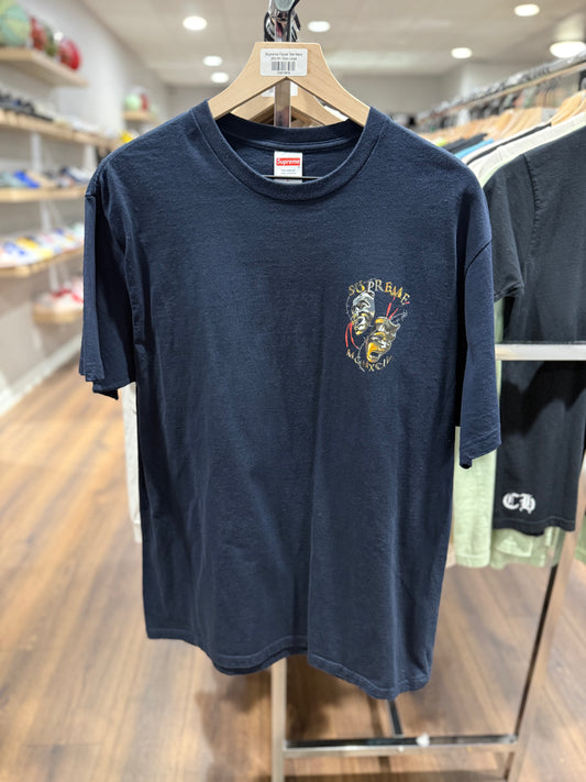 Supreme Faces Tee Navy