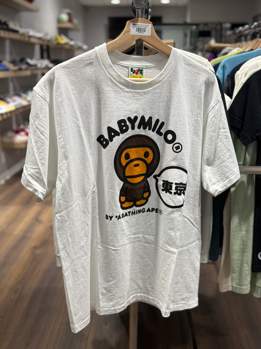 Babe Baby Milo Japan Tee White