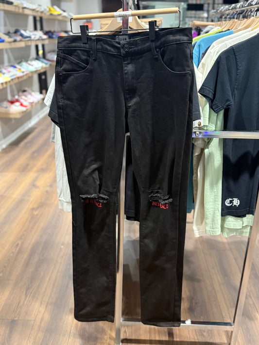 R+A Black Denim Jeans