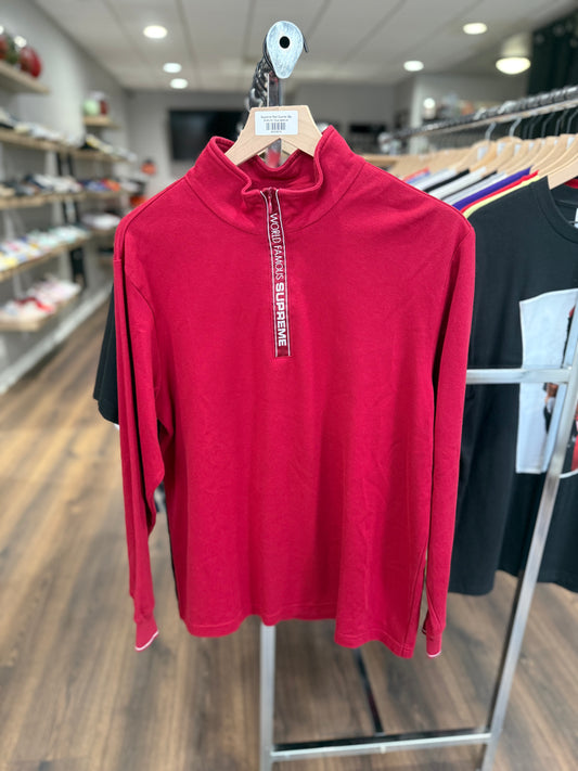 Supreme Red Quarter Zip