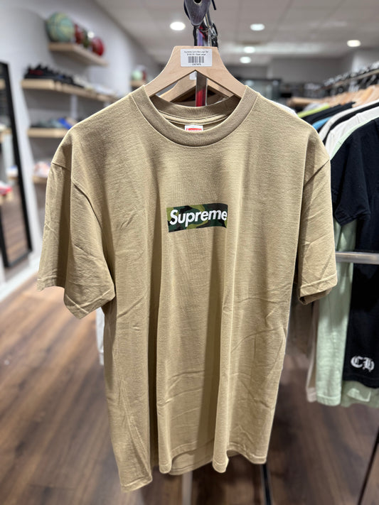 Supreme Camo Box Logo Tan