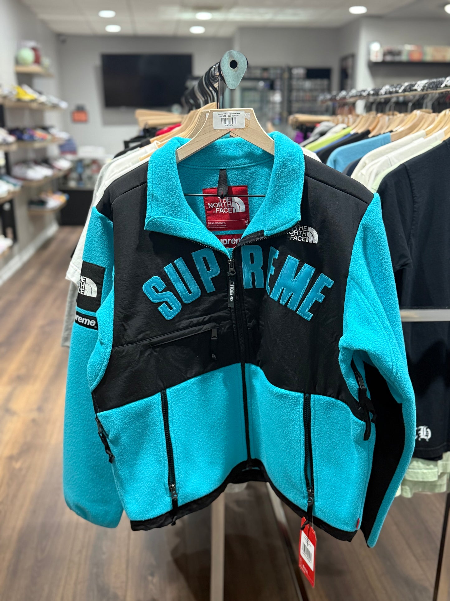 Supreme TNF Arc Logo Fleece Jacket