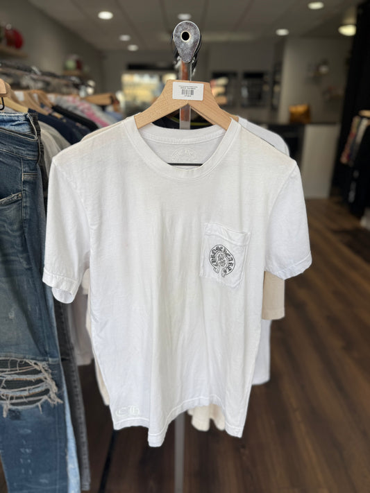 Chrome Hearts Rainbow Horseshoe Tee White