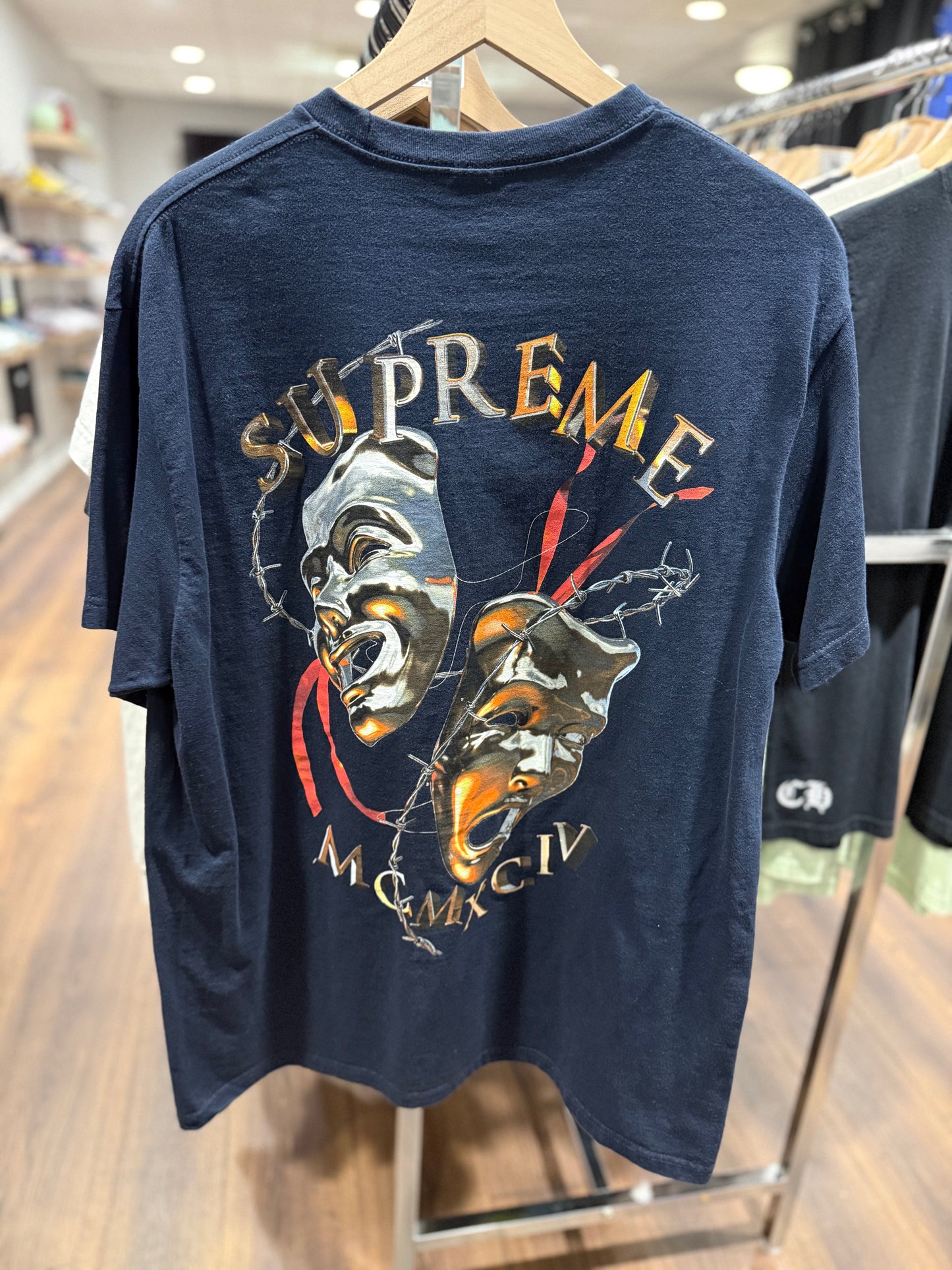 Supreme Faces Tee Navy