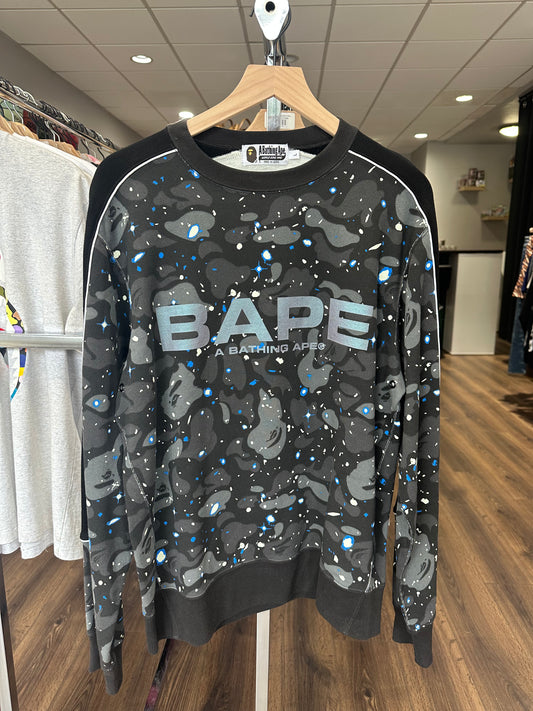 Bape Space Camo Tactical Crewneck