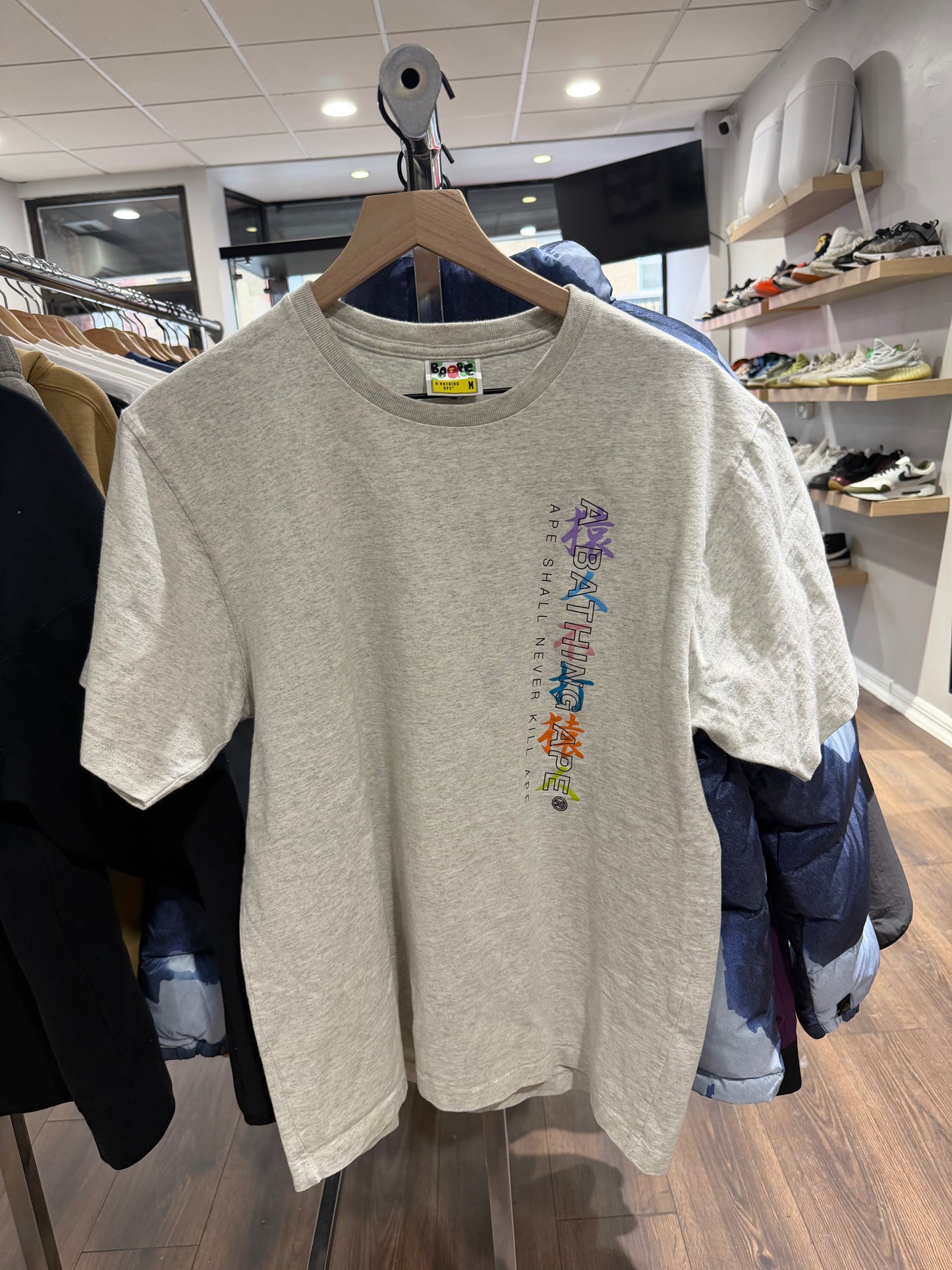 Bape Multi Camo Tee Shirt Gray