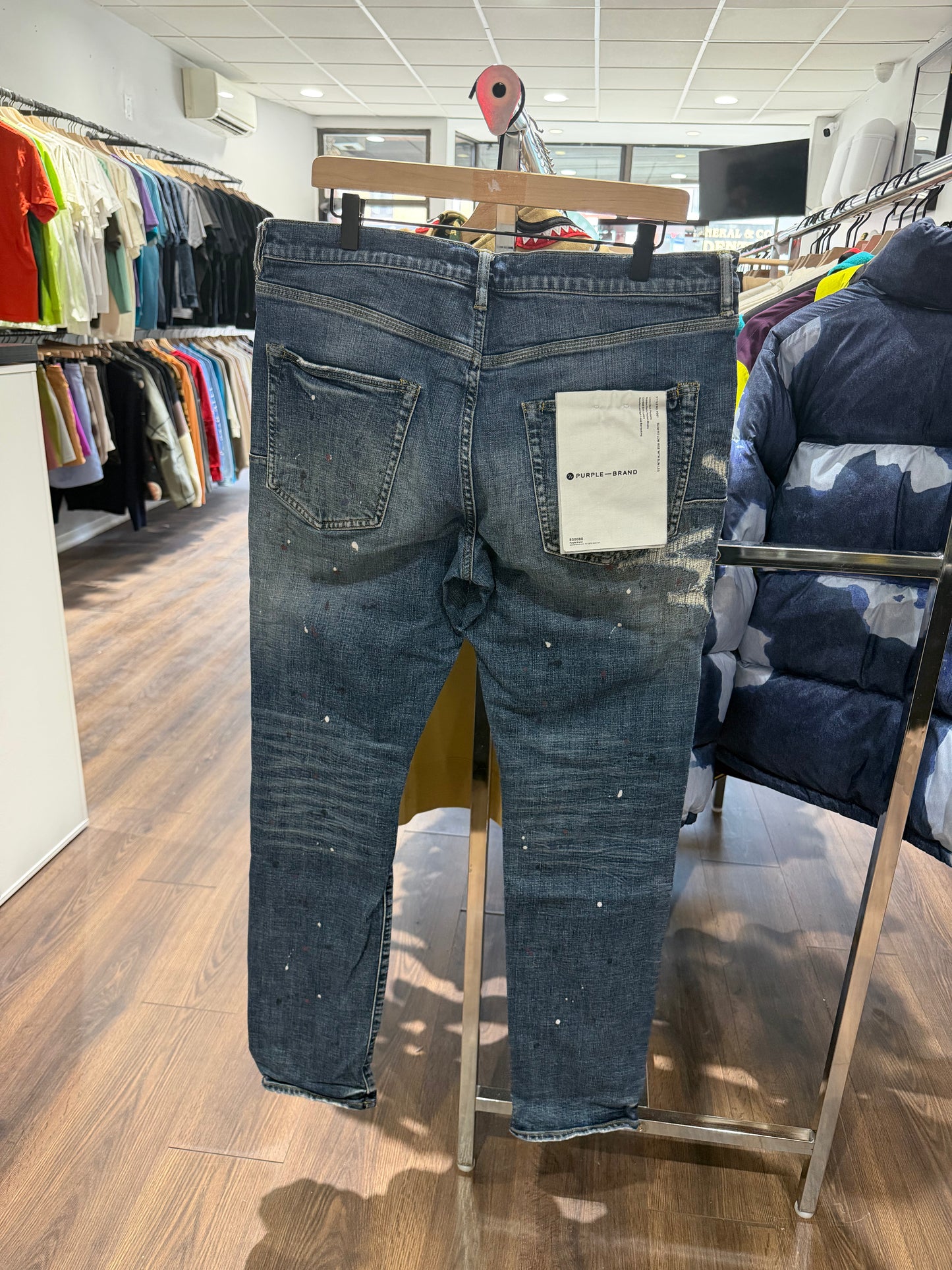 Purple Blue Denim Jeans