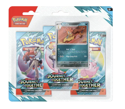 Pokemon Journey Together 3 Pack Blister