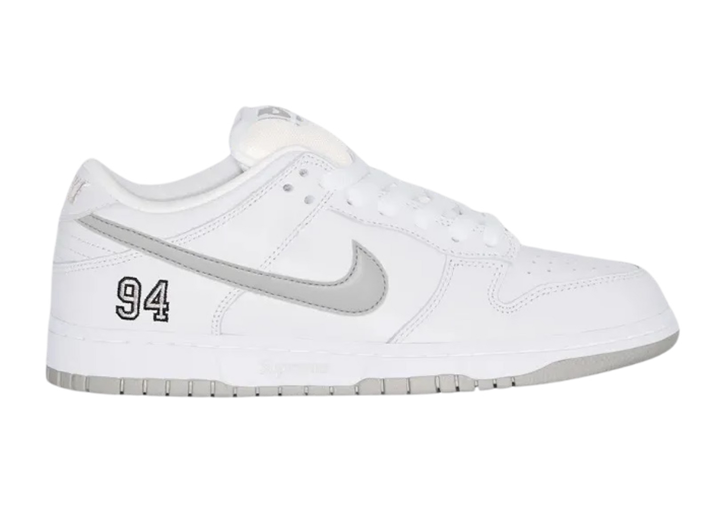 Supreme SB Dunk Low White