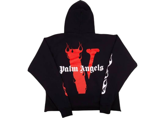 Vlone x Palm Angels Hoodie Black/Red