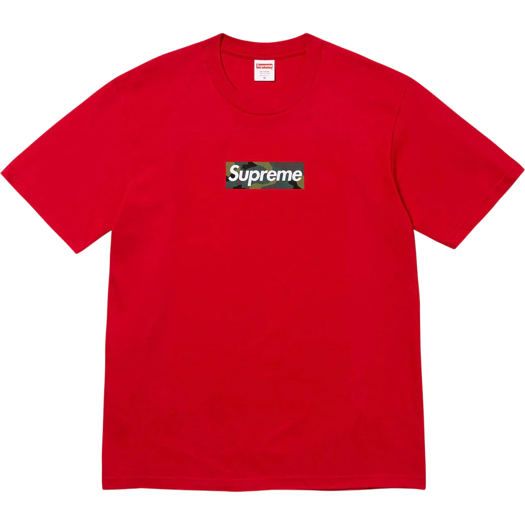 Supreme Camo Box Logo Red