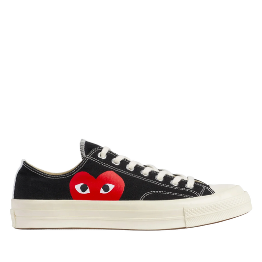 Black Comme des Garcons PLAY Chuck Taylor