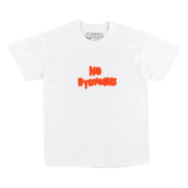 Travis Scott No Bystanders Tee White