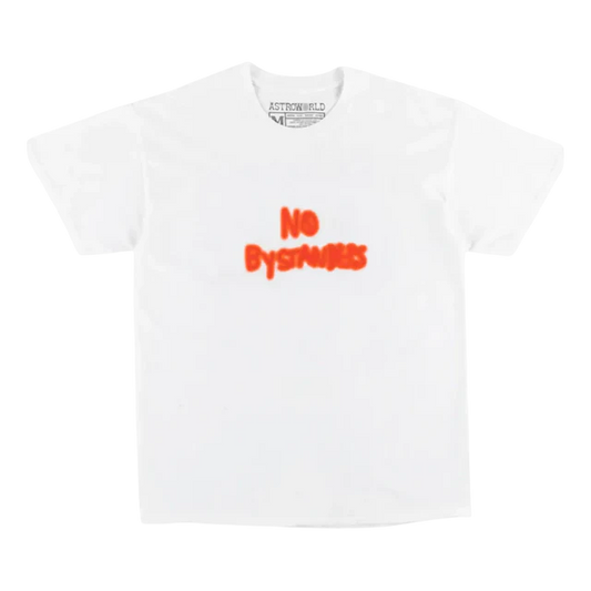 Travis Scott No Bystanders Tee White