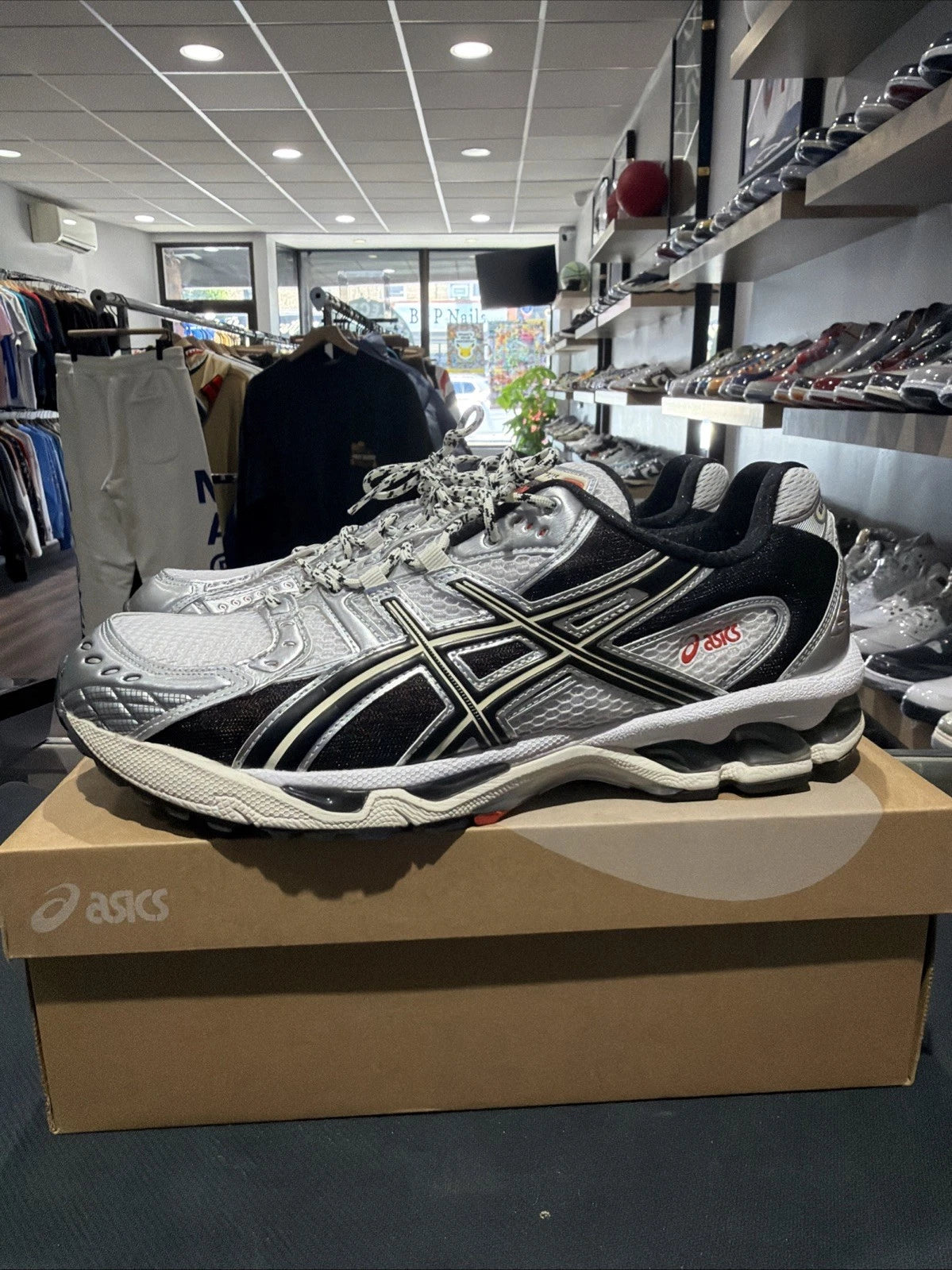 ASICS Gel Nimbus 10.1 White Black Silver