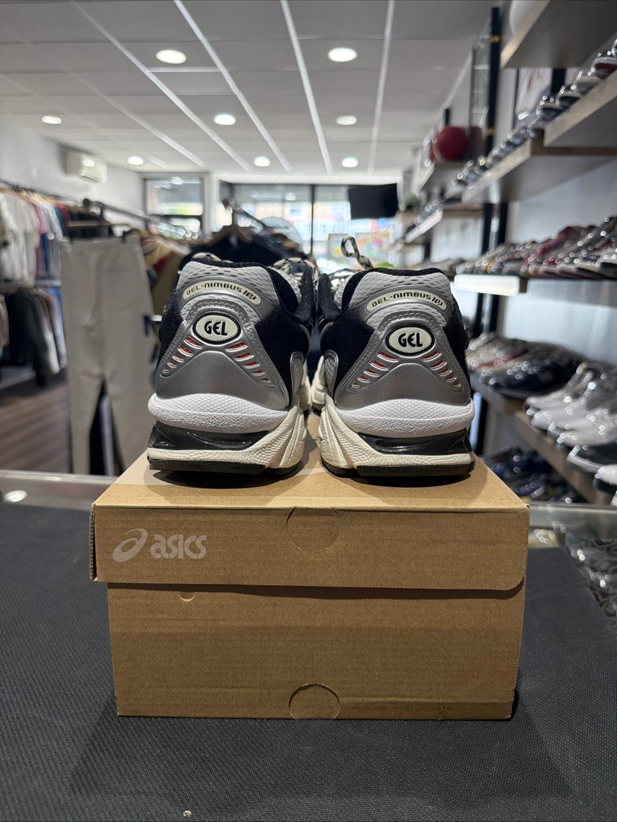 ASICS Gel Nimbus 10.1 White Black Silver