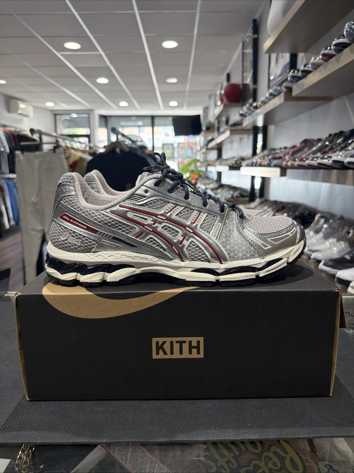 ASICS Gel Kayano 12.1 Silver Red