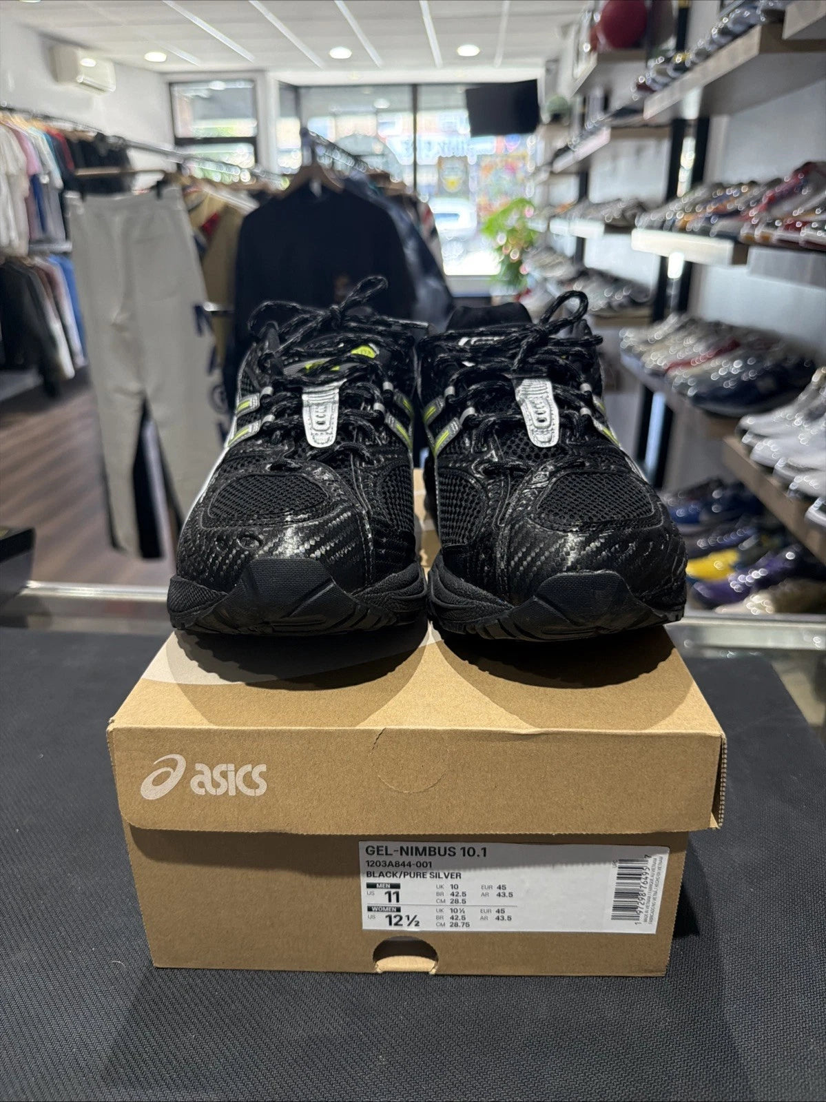 Kith x ASICS Gel Nimbus 10.1 Black Pure Silver