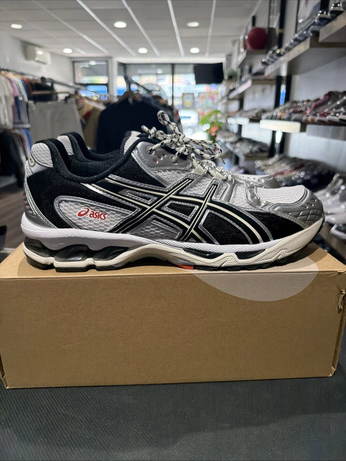 ASICS Gel Nimbus 10.1 White Black Silver